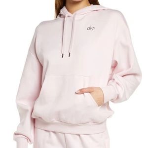 Alo Yoga Accolade Hoodie Pink Sugar XS